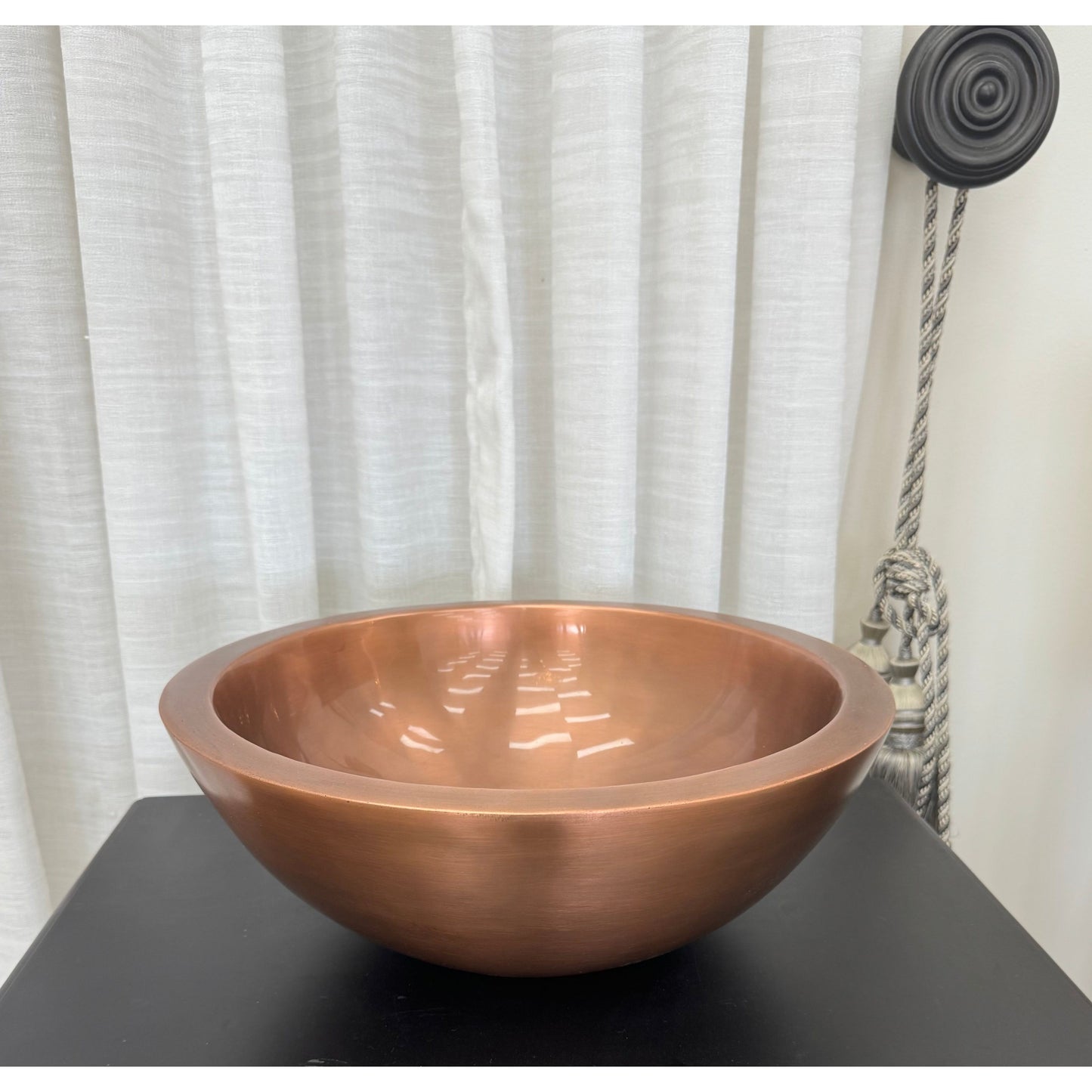 Copper Round Plain Bowl