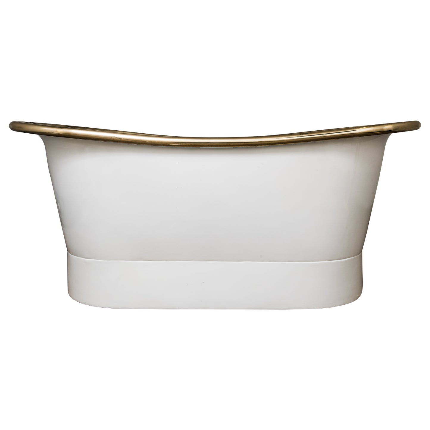 White Brass Bath